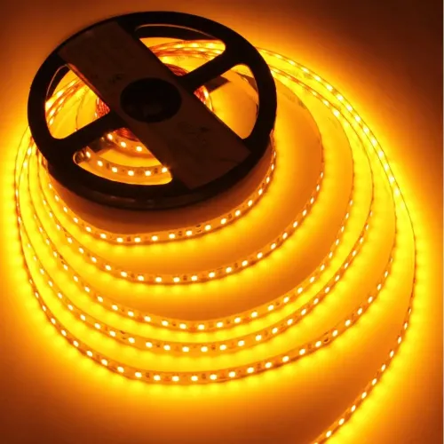 Лед стрічка led-stil DFN2835-120A-IP33-A 120-2835-12V-IP33 9,6W 750Лм Янтарна 2400К CRI 85+