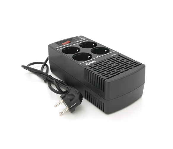 Стабілізатор напруги релейний Europower EPX-804 800VA 400W, input: 184 ~ 276V, output: 220V ± 10%, 4 SHUKO, Q12
