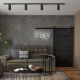 Трековый светильник под лампу ML332 Черный