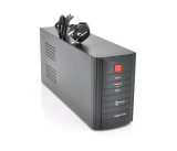 Источник бесперебойного питания (ИБП) Ritar RTM600 (360W) Proxima-L, LED, AVR, 2st, 2xSCHUKO socket, 1x12V7Ah, metal Case ( 300 х 85 х140 ) Q4