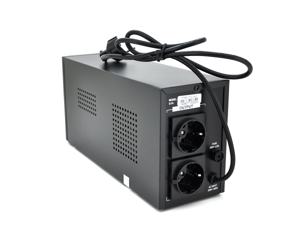 Источник бесперебойного питания (ИБП) Ritar RTM800 (480W) Proxima-D, LCD, AVR, 2st, 2xSCHUKO socket, 1x12V9Ah, metal Case (325х100х150) Q4