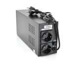 Джерело безперебійного живлення (ДБЖ) Ritar E-RTM500 (300W) ELF-L, LED, AVR, 2st, 2xSCHUKO socket, 1x12V7Ah, metal Case. Q4