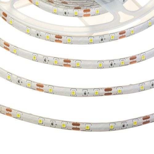 Лед стрічка AVT 12В 3528-60 4,8Вт 6500-7500К IP65