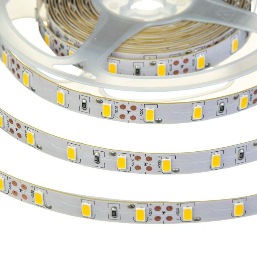 Лед стрічка MTK 12В 5730-60 13,6Вт 1350Лм LED 3000К IP20