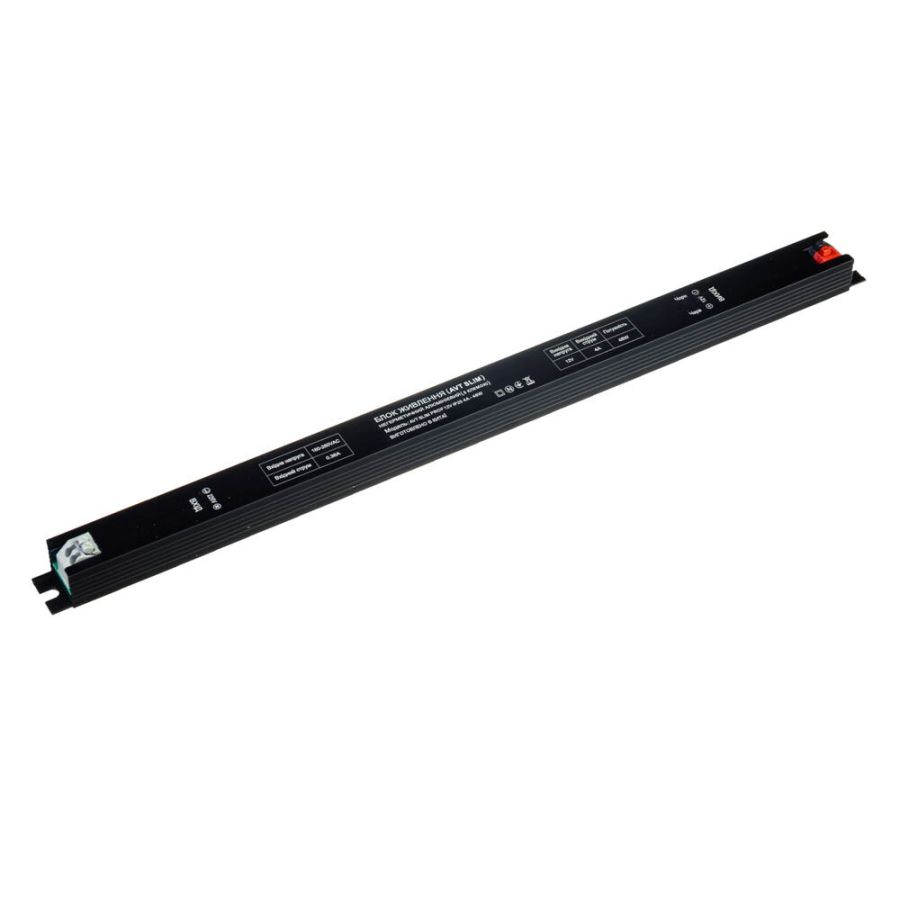 Блок живлення AVT 12В 48Вт 4А IP20 Stick PROF з клемами мет.