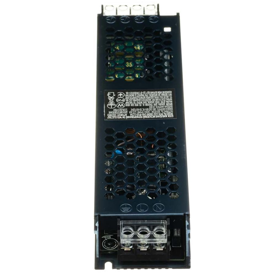Блок живлення BIOM 12В 300Вт 25А IP20 Slim МТК мет. перф.
