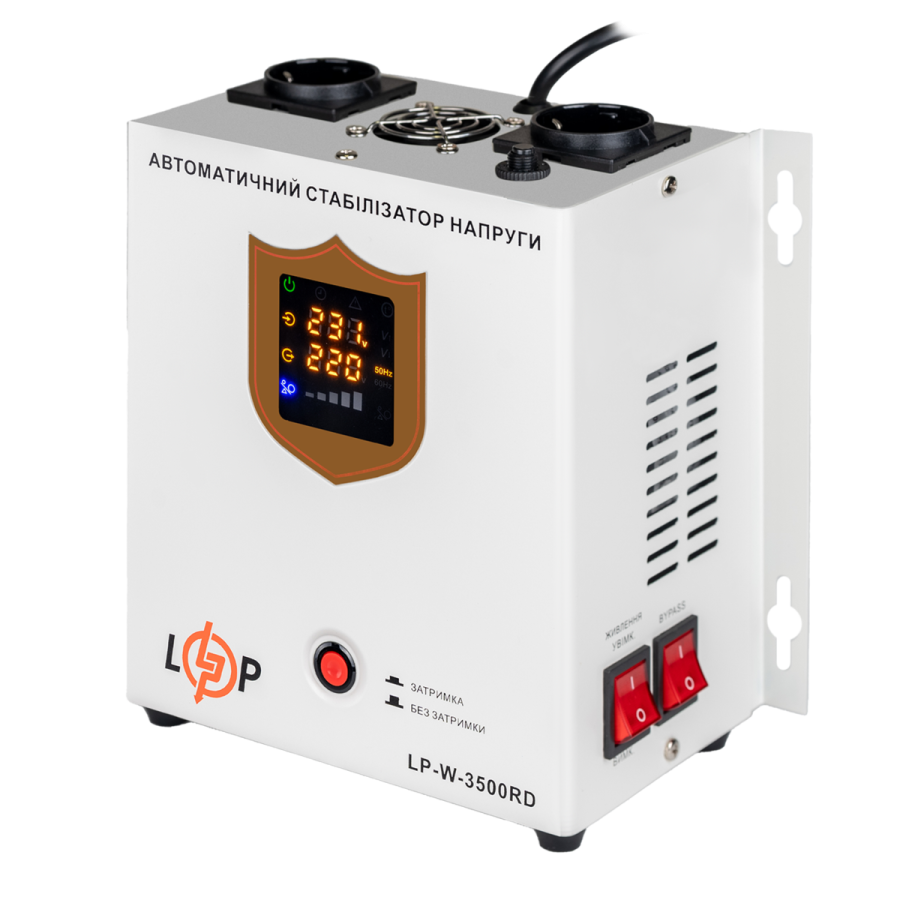 Стабілізатор напруги LP-W-3500RD (2100Вт / 7 ступ)