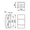 Розподільчий щит IDE 4 модуля IP40 з шинами N і PE 228x120x99 мм (BV4PT/RR)