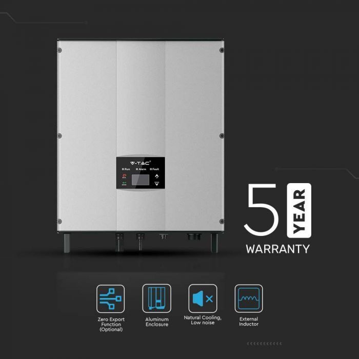 Сетевой однофазный инвертор 5 кВт V-TAC VT-6605105 On Grid Solar Inverter