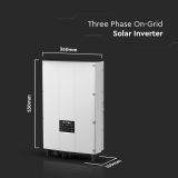 Мережевий трифазний інвертор 5 кВт V-TAC VT-6605305 On Grid Solar Inverter