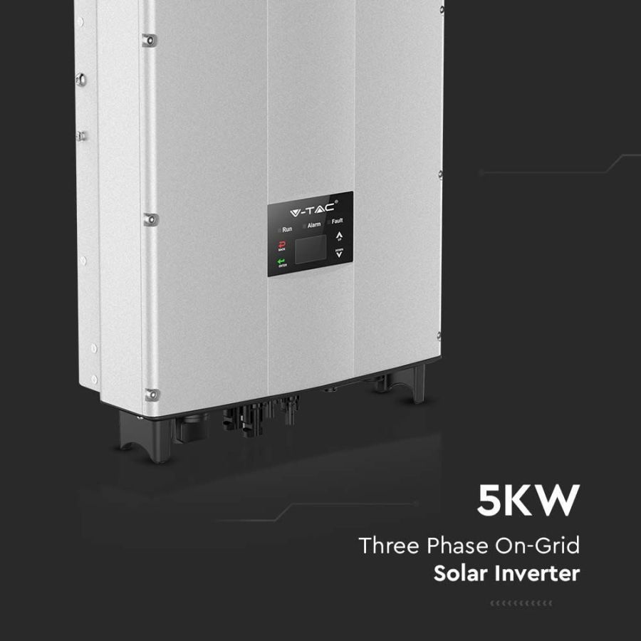 Мережевий трифазний інвертор 5 кВт V-TAC VT-6605305 On Grid Solar Inverter