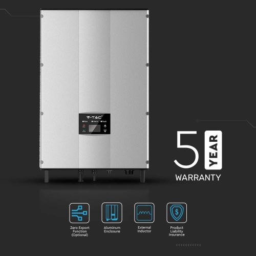 Мережевий трифазний інвертор 5 кВт V-TAC VT-6605305 On Grid Solar Inverter