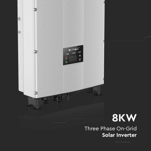 Мережевий трифазний інвертор 8 кВт V-TAC VT-6608305 On Grid Solar Inverter IP66