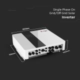 Гибридный однофазный инвертор 3,6 кВт 48В V-TAC VT-66036103 HYBRID INVERTER IP65