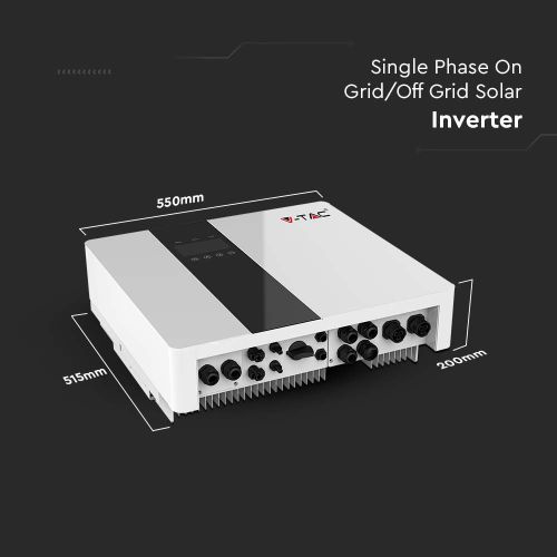 Гібридний однофазний інвертор 3,6 кВт 48В V-TAC VT-66036103 HYBRID INVERTER IP65