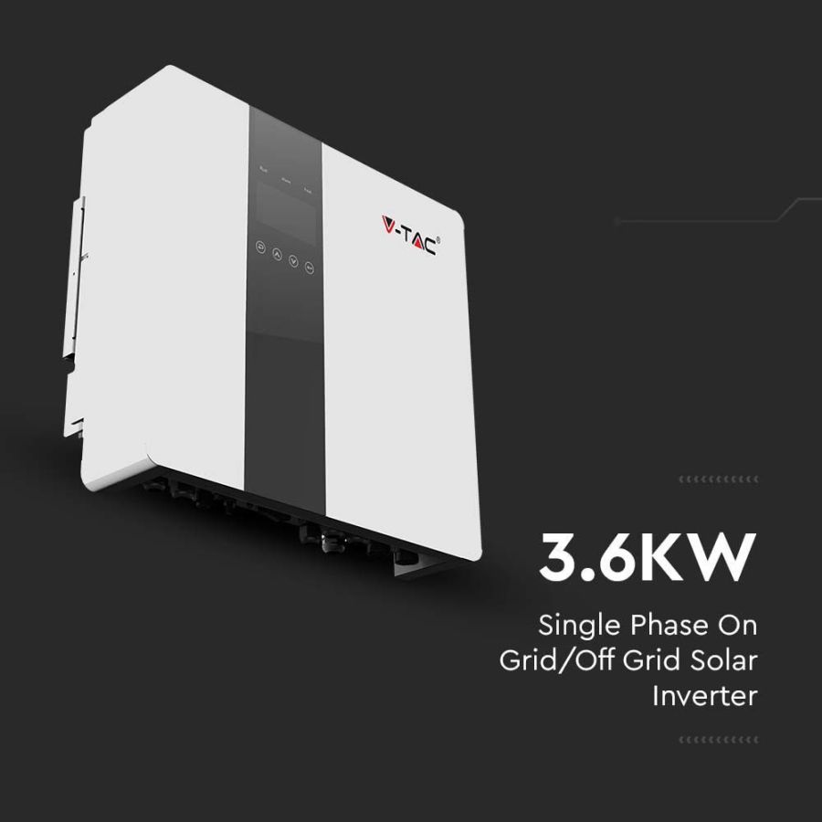 Гибридный однофазный инвертор 3,6 кВт 48В V-TAC VT-66036103 HYBRID INVERTER IP65