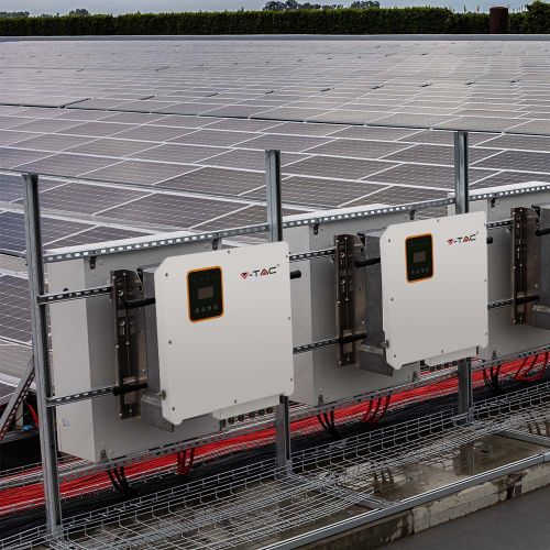 Мережевий трифазний інвертор 8 кВт V-TAC VT-6608303 On Grid Solar Inverter IP66
