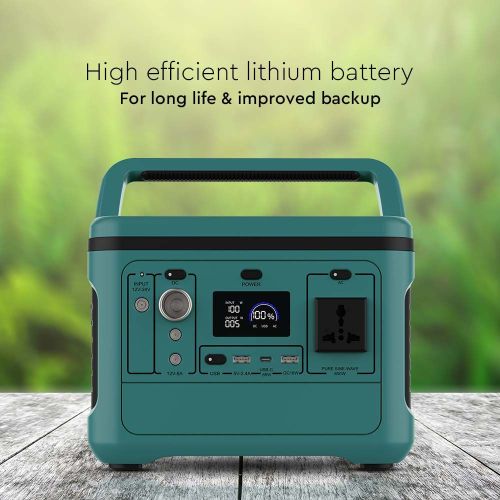 Портативне джерело живлення V-TAC VT-606, 500W, LiFePO4 IRF32135 21,6V 26.2Ah 568Wh 275х170х200мм 5,4кг