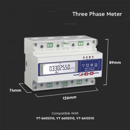 ТРИФАЗНИЙ ЛІЧИЛЬНИК ДЛЯ VT-6605310, VT-6608310, VT-6610310 THREE PHASE METER