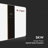 Гибридный однофазный инвертор 5 кВт V-TAC VT-6607103 HYBRID INVERTER IP65