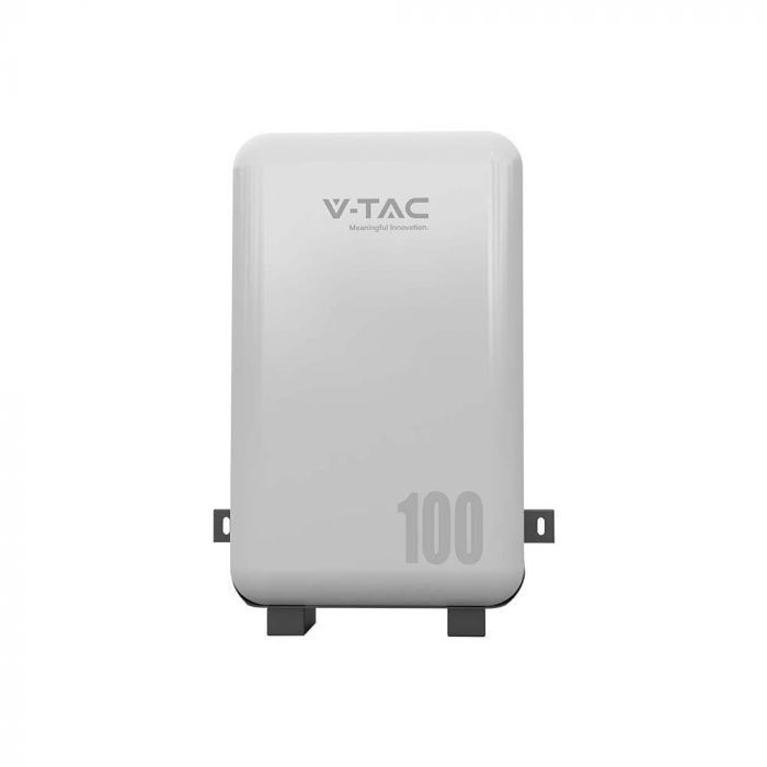 АКБ Акумулятор 48В 5,12 кВт 100Аг LiFePO4 Накопичувач енергії V-TAC VT-48100-W2 5.12kWh Lithium Battery Wall Mounting IP65 6000 Cycles