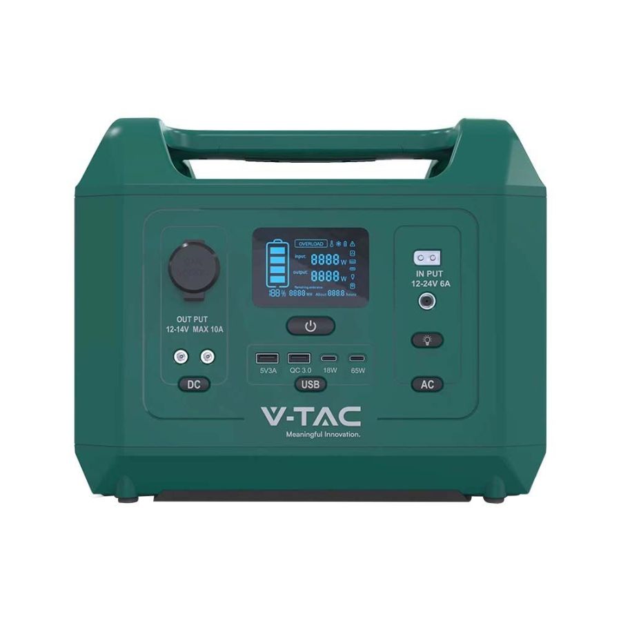 Портативне джерело живлення V-TAC VT-303N, 300W, LiFePO4 IRF32135 19.2V 15Ah/288Wh 249х171х208мм 4,3кг