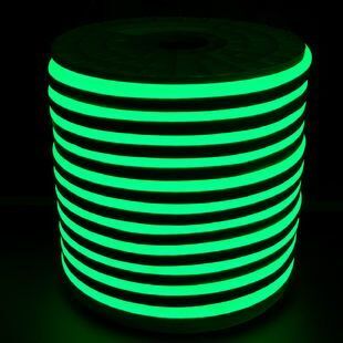 Світлодіодний LED гнучкий неон PROLUM 2835\120 IP68 12V, Зелений