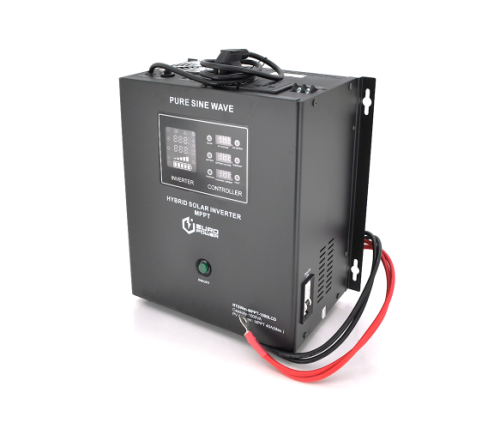 Гібридний інвертор Europower RTSWm-MPPT-1000LCD, 700W, 12V, струм заряду 10A, 140-275V, MPPT 20/40А, 15-75V dc