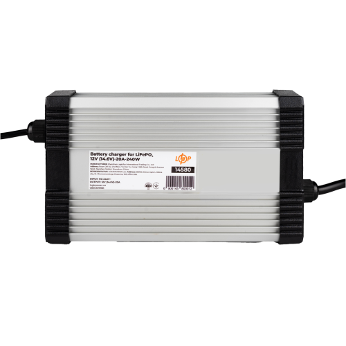 Зарядний пристрій для акумуляторів LiFePO4 12V (14.6V)-20A-240W