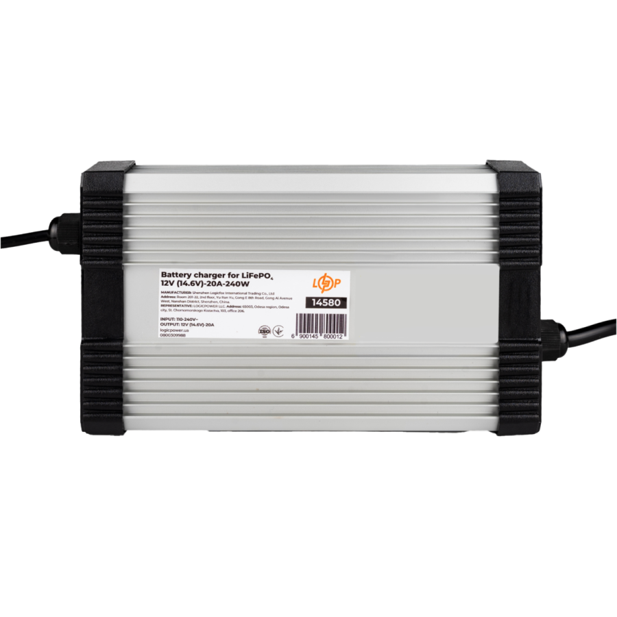 Зарядний пристрій для акумуляторів LiFePO4 12V (14.6V)-20A-240W