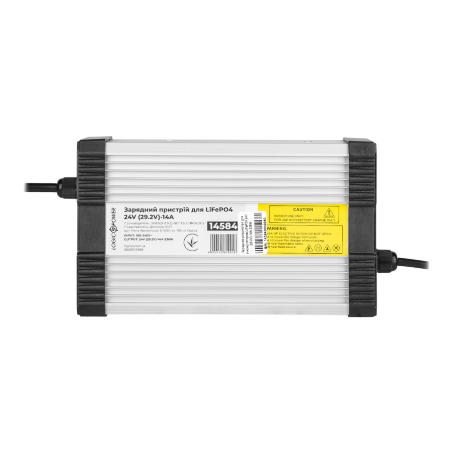 14584 Зарядное устройство для аккумуляторов LiFePO4 24V (29.2V)-14A-336W