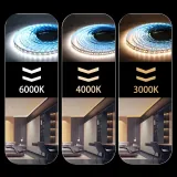 Світлодіодна LED стрічка PROLUM™ RUN 24V; 2835\120; IP20; Series "SMART", Білий (5500-6000К)