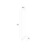 Skarlat RSLC78008-75 7W WH+GD 3000K