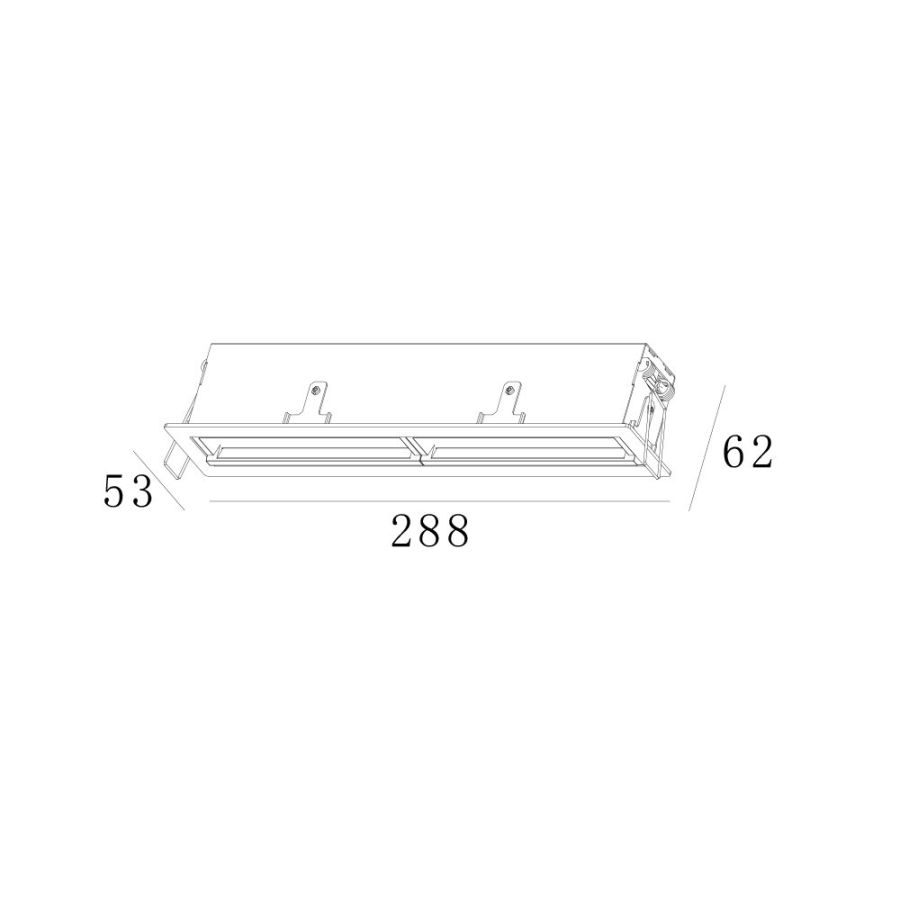 Точечный светильник Premium RSL74105 102W WH+BK 4000K