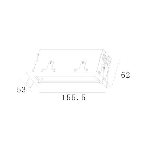 Точечный светильник Premium RSL74104 52W WH+BK 4000K