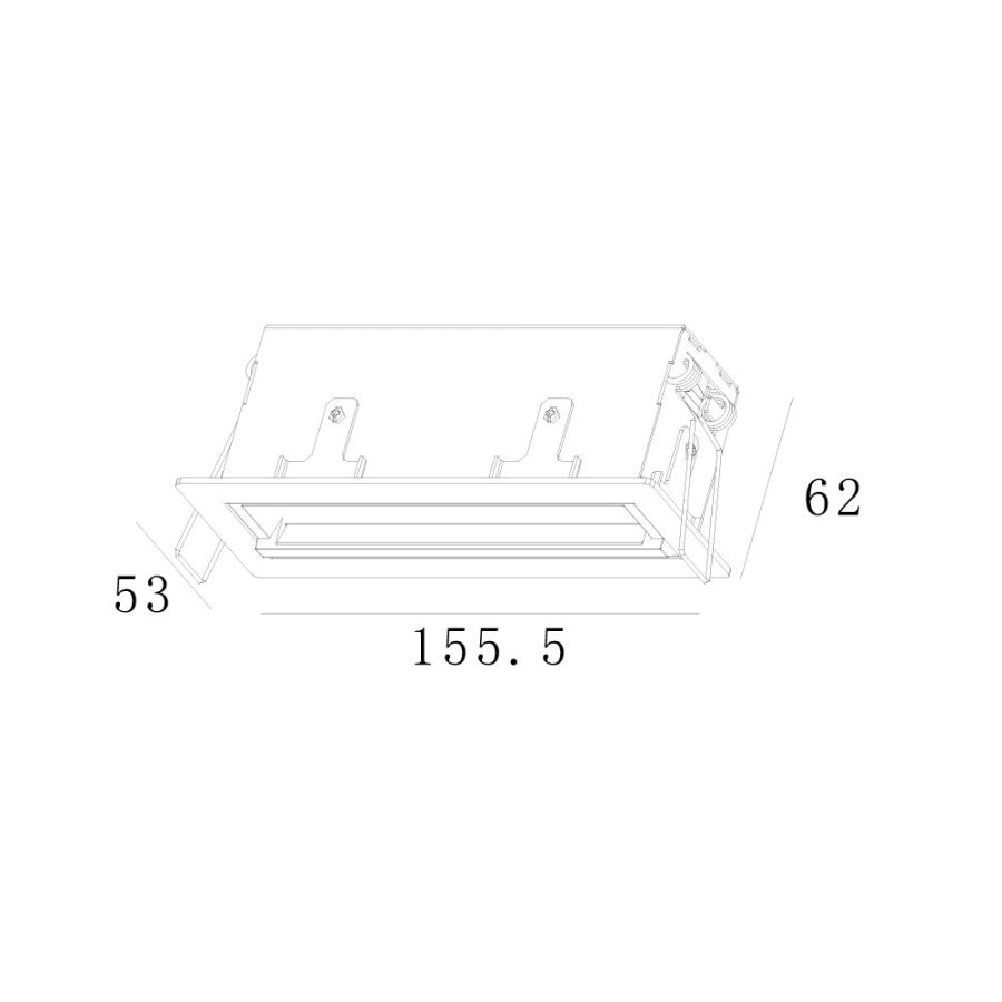 Точечный светильник Premium RSL74104 52W WH+BK 4000K