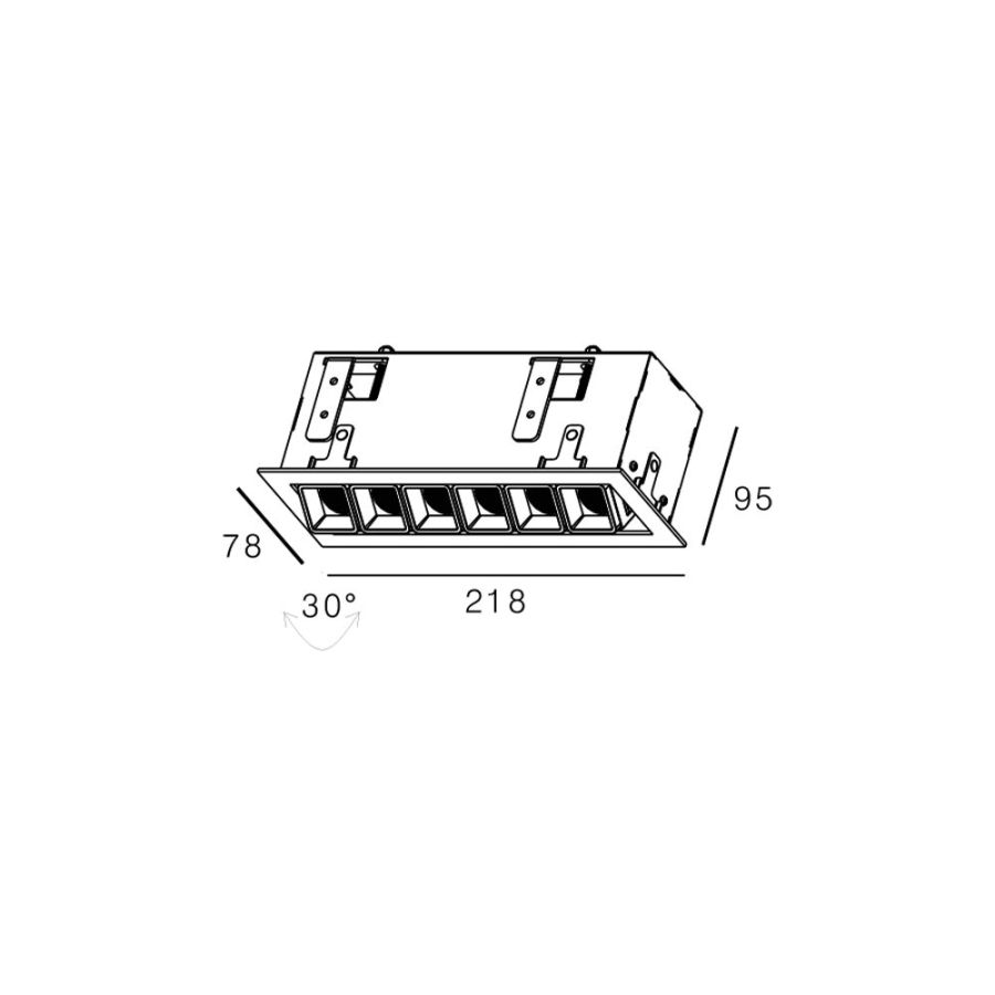 Skarlat RSL74109 62W WH+BK 4000K