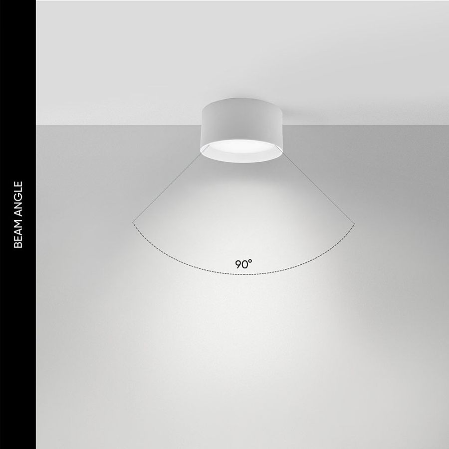 Світлодіодний світильник D519D-LED 18W BK 3000K