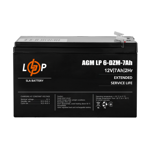 16152 Тяговий свинцево-кислотний акумулятор LP 6-DZM-7 Ah