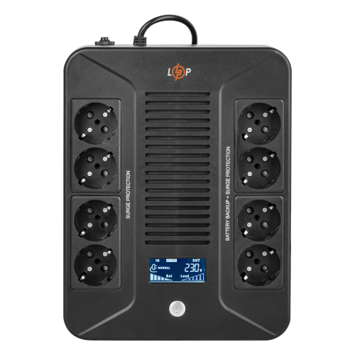 Лінійно-інтерактивне ДБЖ LP-1000VA-8PS (600Вт)