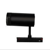 Магнітний трековий світильник PROLUM M20 (12W; DC48V; Zoom; Чорний) SERIES "TR"; Білий 4000К