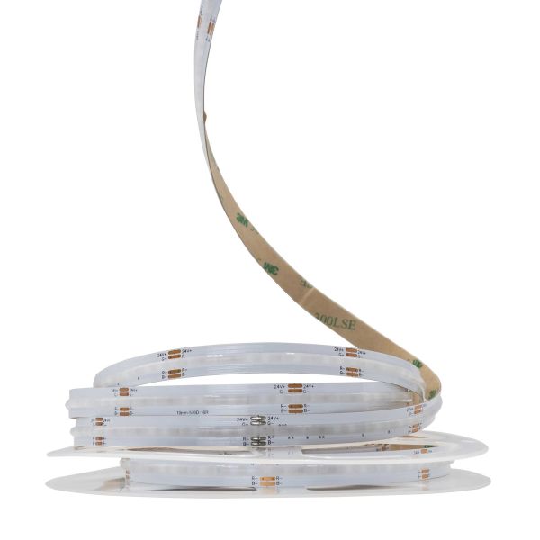 Світлодіодна LED стрічка PROLUM™ 24V; IP20; СОВ; 576LED; Series "SG", RGB