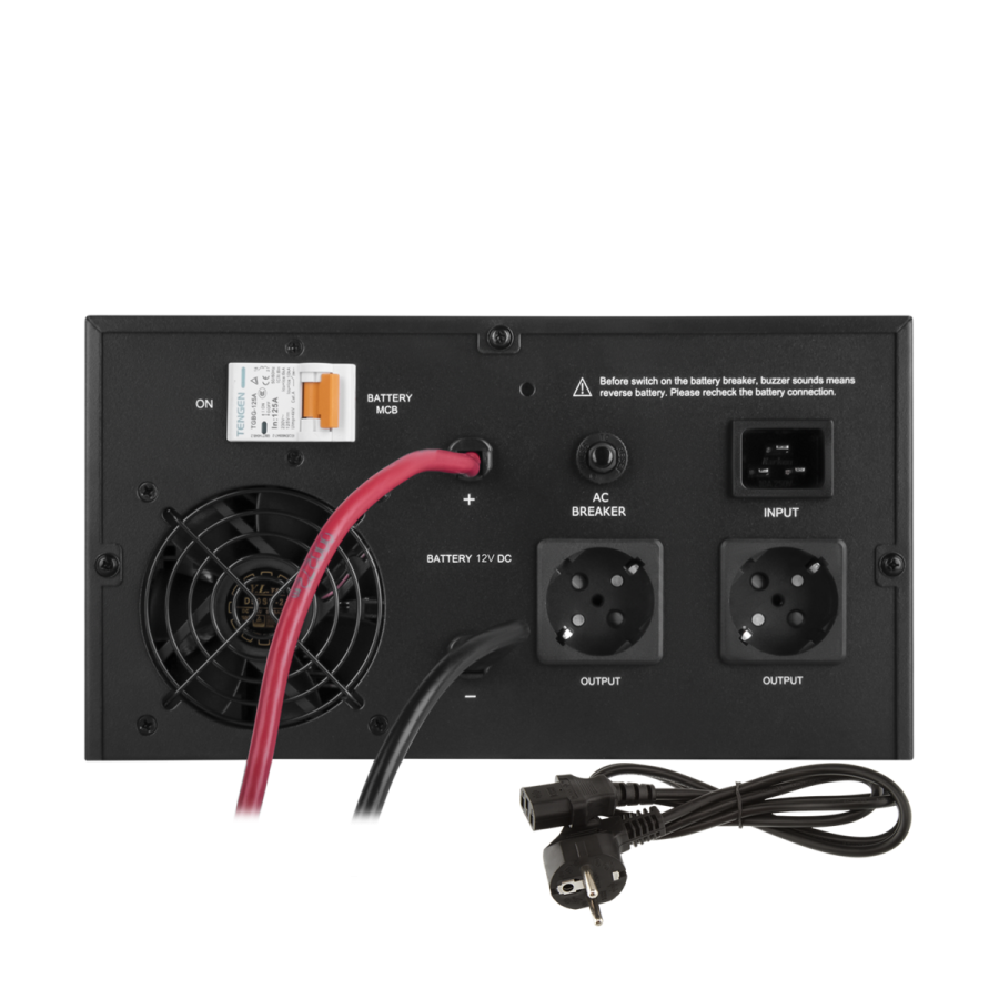 ДБЖ з правильною синусоїдою 12V LPE-B-PSW-1500VA+ (1000Вт) 1-35A