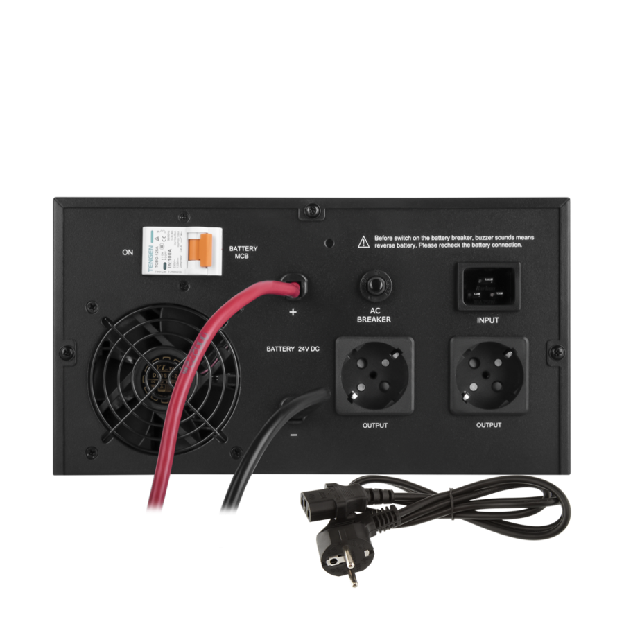 ДБЖ з правильною синусоїдою 24V LPE-B-PSW-2300VA+ (1600Вт) 1-35A