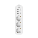 Мережевий фільтр PREMIUM LP-X3 USB 2 м White (2200 Вт)