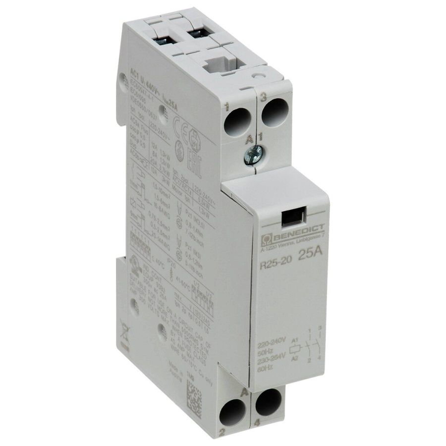 Контактор R25-20 25А 2NO 230В 50Hz (16514)
