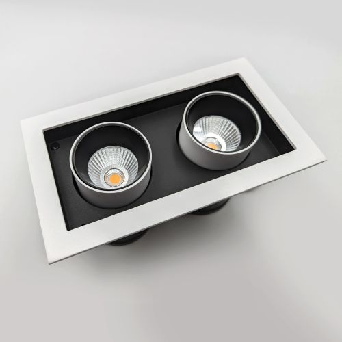 Skarlat RGL7117-2 2х12W WH+BK 3000K