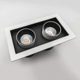 Skarlat RGL7117-2 2х12W WH+BK 4000K