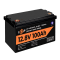 Акумулятор LP LiFePO4 12V (12,8V) - 100 Ah (1280Wh) (Smart BMS 100А) з BT пластик