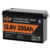 Акумулятор LP LiFePO4 12V (12,8V) - 230 Ah (2944Wh) (Smart BMS 150А) з BT пластик